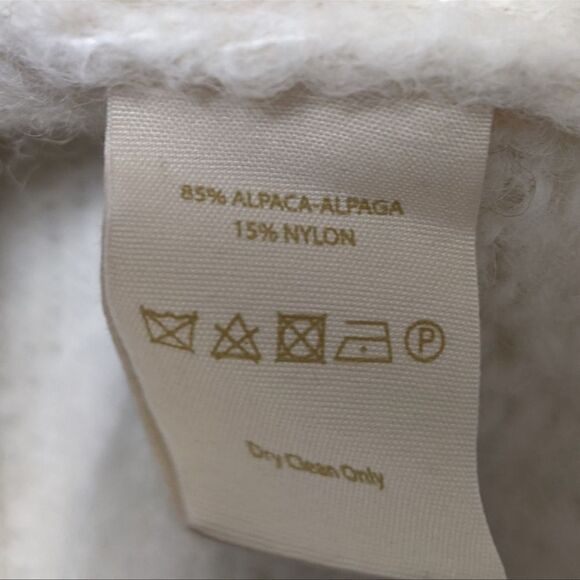 FREE PEOPLE Last Rose Alpaca Oversized Sweater L - Picture 9 of 10